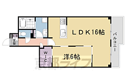 コスモワンダータウン 1LDKの間取図画像