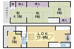 🉐敷金礼金0円！🉐東野森野町借家
