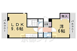 マスターリンクビル 1LDKの間取図画像