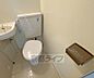 トイレ：ユニットバスのトイレです。