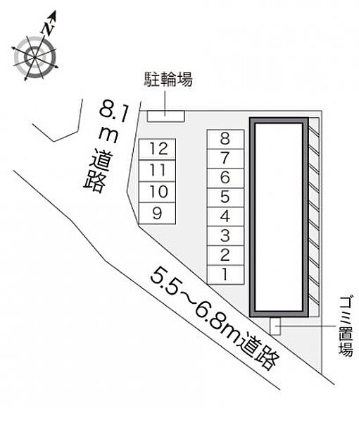 レオパレスプレミール ｜広島県福山市山手町2丁目(賃貸アパート1K・2階・26.08㎡)の写真 その3