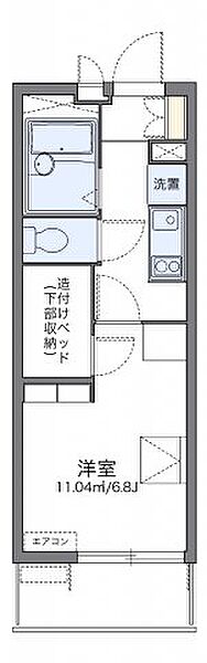 レオパレス白ゆり 304｜広島県福山市東陽台1丁目(賃貸マンション1K・3階・19.87㎡)の写真 その2