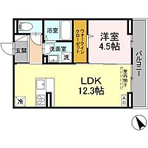 フォース  ｜ 広島県福山市花園町2丁目（賃貸アパート1LDK・2階・40.28㎡） その2