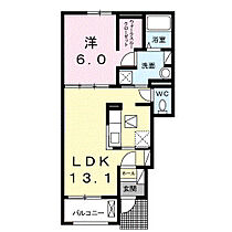 ギャラクシーＢ  ｜ 広島県福山市新市町大字新市368-1（賃貸アパート1LDK・1階・45.09㎡） その2