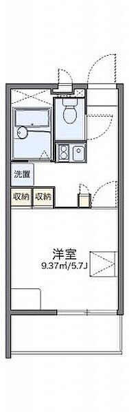 レオパレスカメリア ｜広島県福山市奈良津町3丁目(賃貸マンション1K・3階・20.28㎡)の写真 その2