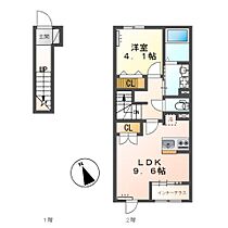 ジュラン  ｜ 広島県福山市東川口町3丁目（賃貸アパート1LDK・2階・42.82㎡） その2