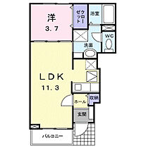 エアリースクエア  ｜ 広島県福山市千田町3丁目7-20（賃貸アパート1LDK・1階・37.13㎡） その2