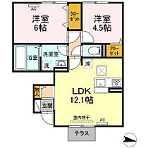 リヤンＡＪIII  ｜ 広島県福山市神辺町字湯野（賃貸アパート2LDK・1階・52.62㎡） その2