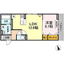 オルテンシア  ｜ 広島県福山市東手城町3丁目（賃貸アパート1LDK・2階・46.06㎡） その2