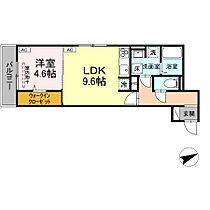 D-residence川口B  ｜ 広島県福山市川口町2丁目（賃貸アパート1LDK・1階・39.38㎡） その2