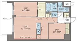プレジオ新小岩EURO 1SLDKの間取図画像