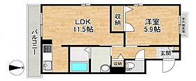 キエチュード 105 ｜ 兵庫県尼崎市南塚口町5丁目6-10（賃貸マンション1LDK・1階・43.63㎡） その2