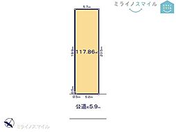 六ッ美南部小学校岡崎市中島西町　全2区画　2号地