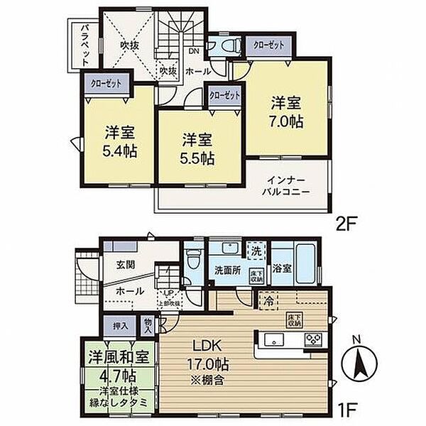 間取りを拡大表示