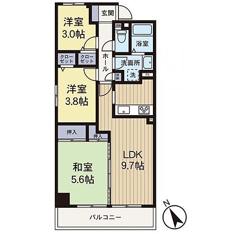 間取り 藤沢西ガーデンハイツ 2階/-