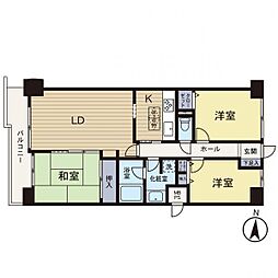 ライオンズマンション茅ヶ崎第3 3LDKの間取図画像