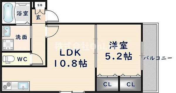 YHS末広町 ｜大阪府八尾市末広町2丁目(賃貸アパート1LDK・1階・37.76㎡)の写真 その2