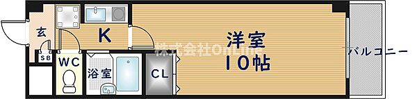 ヴァンテアン東本町 ｜大阪府八尾市東本町1丁目(賃貸マンション1K・2階・25.60㎡)の写真 その2