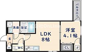 D porta Luchta  ｜ 大阪府八尾市南本町5丁目（賃貸アパート1LDK・2階・30.27㎡） その2