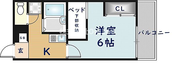 大阪府八尾市西高安町3丁目(賃貸マンション1K・2階・23.18㎡)の写真 その2