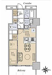 間取図画像 1LDK