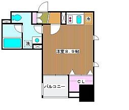 PRIMEURBAN板橋 ワンルームの間取図画像