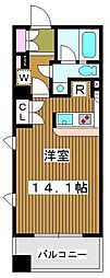 COMFORIA大山 ワンルームの間取図画像
