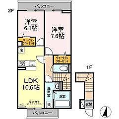物件の間取り