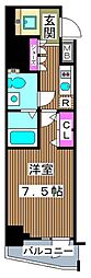 ドゥーエ板橋区役所前 1Kの間取図画像