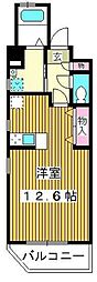 コンフォート山嘉 ワンルームの間取図画像