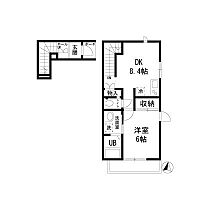 神奈川県川崎市中原区上小田中1丁目（賃貸アパート1LDK・2階・37.88㎡） その2