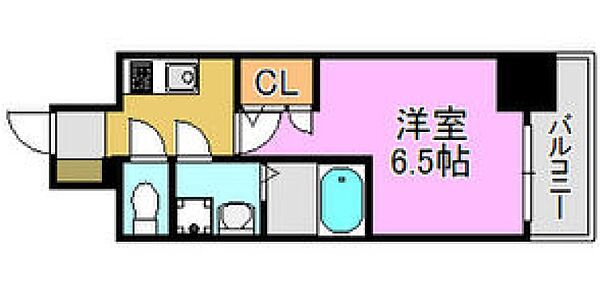 レーヴメゾン尼崎昭和通 ｜兵庫県尼崎市昭和南通7丁目(賃貸マンション1K・7階・23.01㎡)の写真 その10