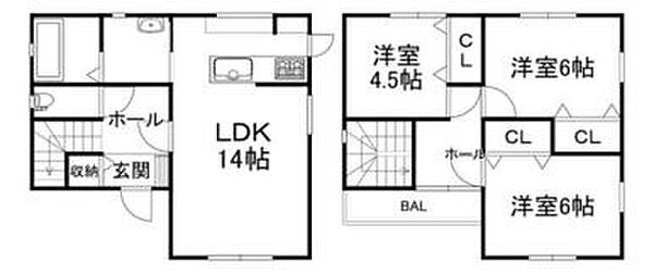 間取りを拡大表示