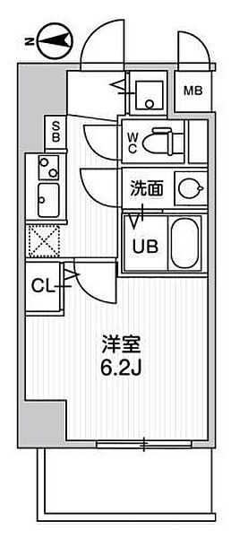 大阪府吹田市垂水町３丁目(賃貸マンション1K・2階・22.95㎡)の写真 その2