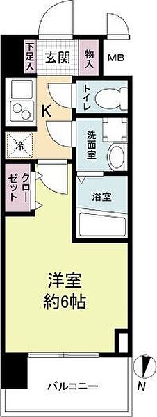 大阪府大阪市淀川区木川東４丁目(賃貸マンション1K・11階・21.31㎡)の写真 その2