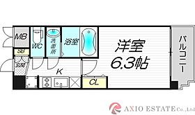 プレサンス神崎川ファインブレス  ｜ 大阪府大阪市淀川区三津屋北2丁目（賃貸マンション1K・7階・22.65㎡） その2