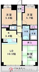 ル・アン緑地 2階