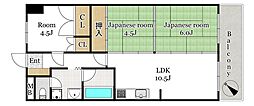 ボンヌール長崎 3LDKの間取図画像