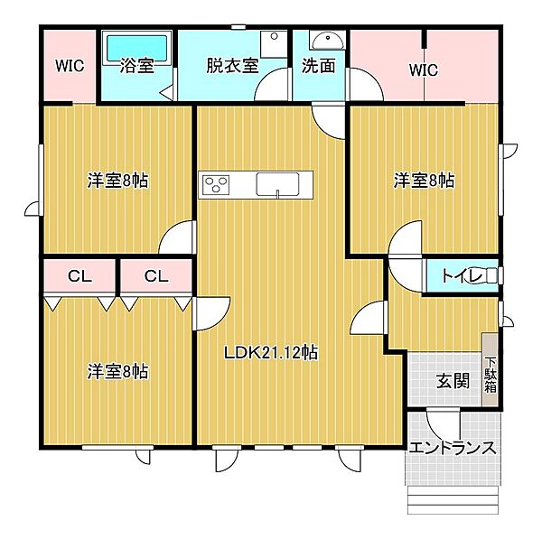 間取りを拡大表示