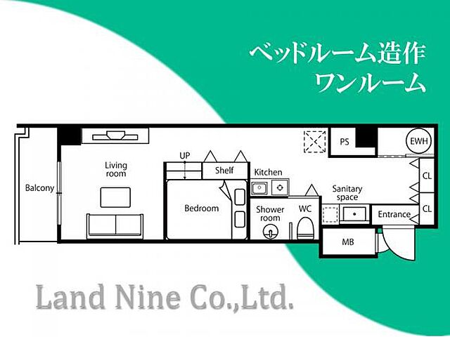 間取り クラウン築地 5階/-