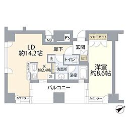 間取図画像 1LDK