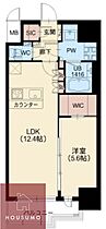 スプランディッド新大阪VI 201 ｜ 大阪府大阪市淀川区木川東4丁目47-1（賃貸マンション1LDK・2階・45.22㎡） その2