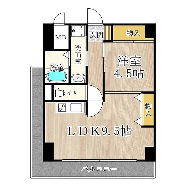 サムティ新大阪WEST ｜大阪府大阪市淀川区西宮原2丁目(賃貸マンション1LDK・9階・42.70㎡)の写真 その2