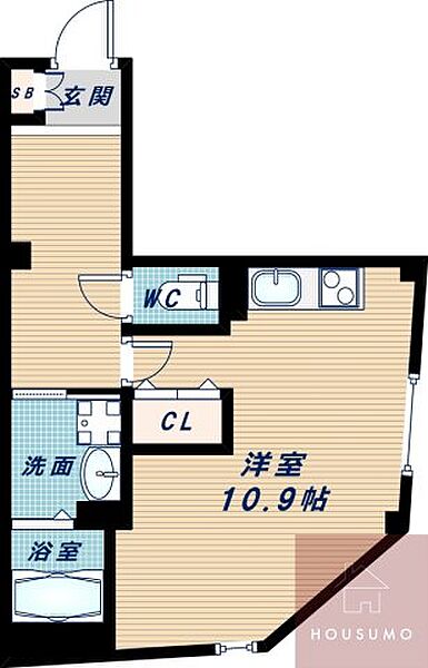 ブルーム関大前 ｜大阪府吹田市千里山東1丁目(賃貸マンション1R・3階・33.79㎡)の写真 その2