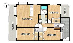間取図画像 3LDK