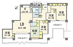 アビック21サマータワーSU 5LDKの間取図画像