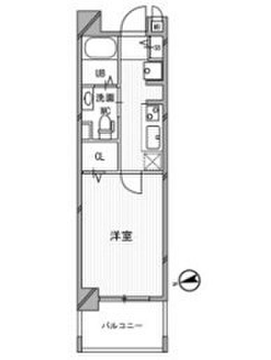 アルファレガロ兵庫 605｜兵庫県神戸市兵庫区三川口町2丁目(賃貸マンション1K・6階・24.22㎡)の写真 その2