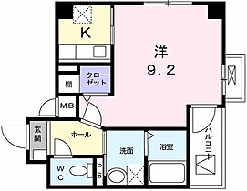 プランドール 201 ｜ 兵庫県神戸市中央区中山手通7丁目26-13（賃貸マンション1K・2階・30.18㎡） その2