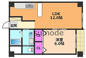 THKマンション  ｜ 大阪府茨木市中穂積1丁目（賃貸マンション1LDK・4階・43.74㎡） その2