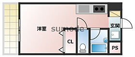 ラヴェールミナミ  ｜ 大阪府吹田市岸部南2丁目（賃貸マンション1R・4階・21.90㎡） その2